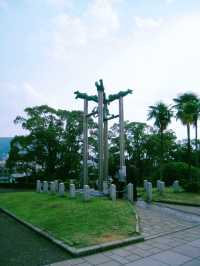 Memories of Nagasaki Peace Park in Japan