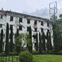 Earthquake memorial and ruins near Chengdu