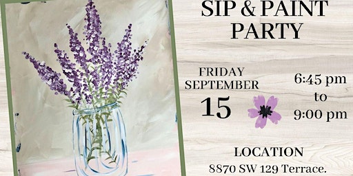 September Sip and Paint Party (Miami) | The Paper Tree House