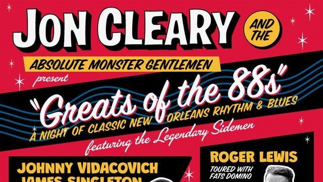 "Greats of the 88s" with Jon Cleary & the Absolute Monster Gentlemen 2024 (New Orleans) | Civic Theatre