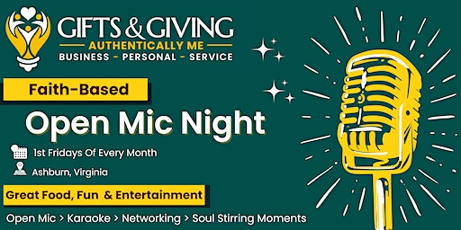 Gifts and Giving Open Mic Night | I-CARE Home Health Care & Health Care Training Center