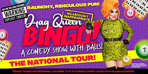 Drag Bingo @ Tin Roof Raleigh, NC (21+) • 1/28/24 | Tin Roof • Raleigh, NC