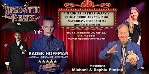 Radek Hoffman World Renowned Magician and Illusionist | Magic Attic Theater