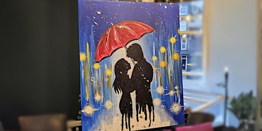 Sip and Paint - Kiss in the rain | Warbler on the Wharf