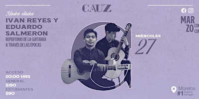 Iván Reyes y Eduardo Salmerón: Repertorio de la guitarra | Cauz | Foro & Librería