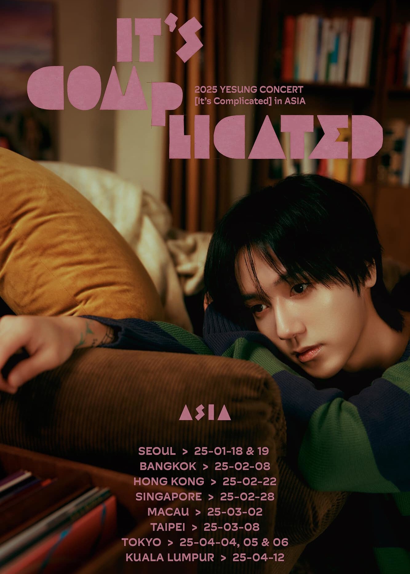 吉隆坡 | 藝聲演唱會2025吉隆坡站 | 2025 YESUNG CONCERT [It’s Complicated] IN KUALA LUMPUR | 待公布