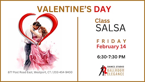 Valentine’s Day Dance Class | Ballroom Elegance Dance Studio