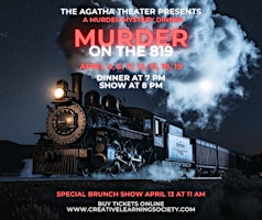 Murder on the 8`19 (Murder Mystery Dinner Theater Event) | The Agatha Mystery Dinner Theater at Creative Learning Society