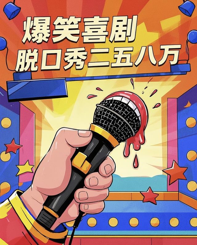 “笑口常開”2025中吳文化喜劇展演季-二五八萬脱口秀｜曲苑雜壇 | 常州工人文化宮劇場