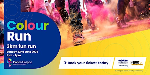 Bolton Arena - Colour Fun Run 3km 2025 | University of Bolton Arena