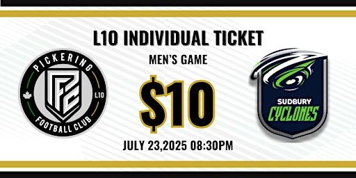 L1O: PICKERING FC MEN VS SUDBURY MEN | Kinsmen Park Turf Field