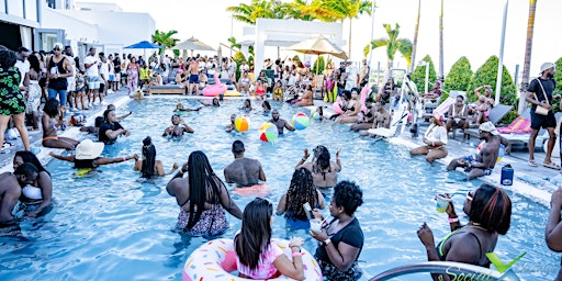 BAEWATCH: The Drip Pool Party | 4th of July | The Easton Rooftop Pool + Lounge