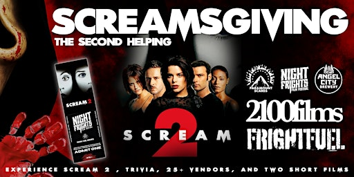 Scream 2 Night: Screening, Trivia & Vendors at Angel City Brewery | Angel City Brewery