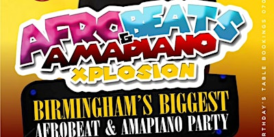 AFROBEATS x AMAPIANO XPLOSION BIRMINGHAM | 44loungebirmingham