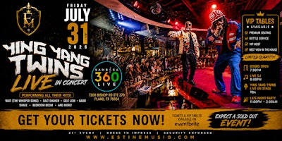 Ying Yang Twins Live in Plano — Presented by ESTINE | Sambuca 360 Live