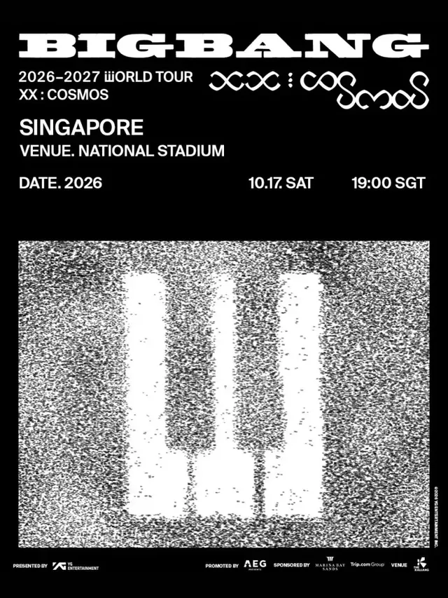 BIGBANG 2026-2027 WORLD TOUR < XX : COSMOS > IN SINGAPORE | Singapore National Stadium
