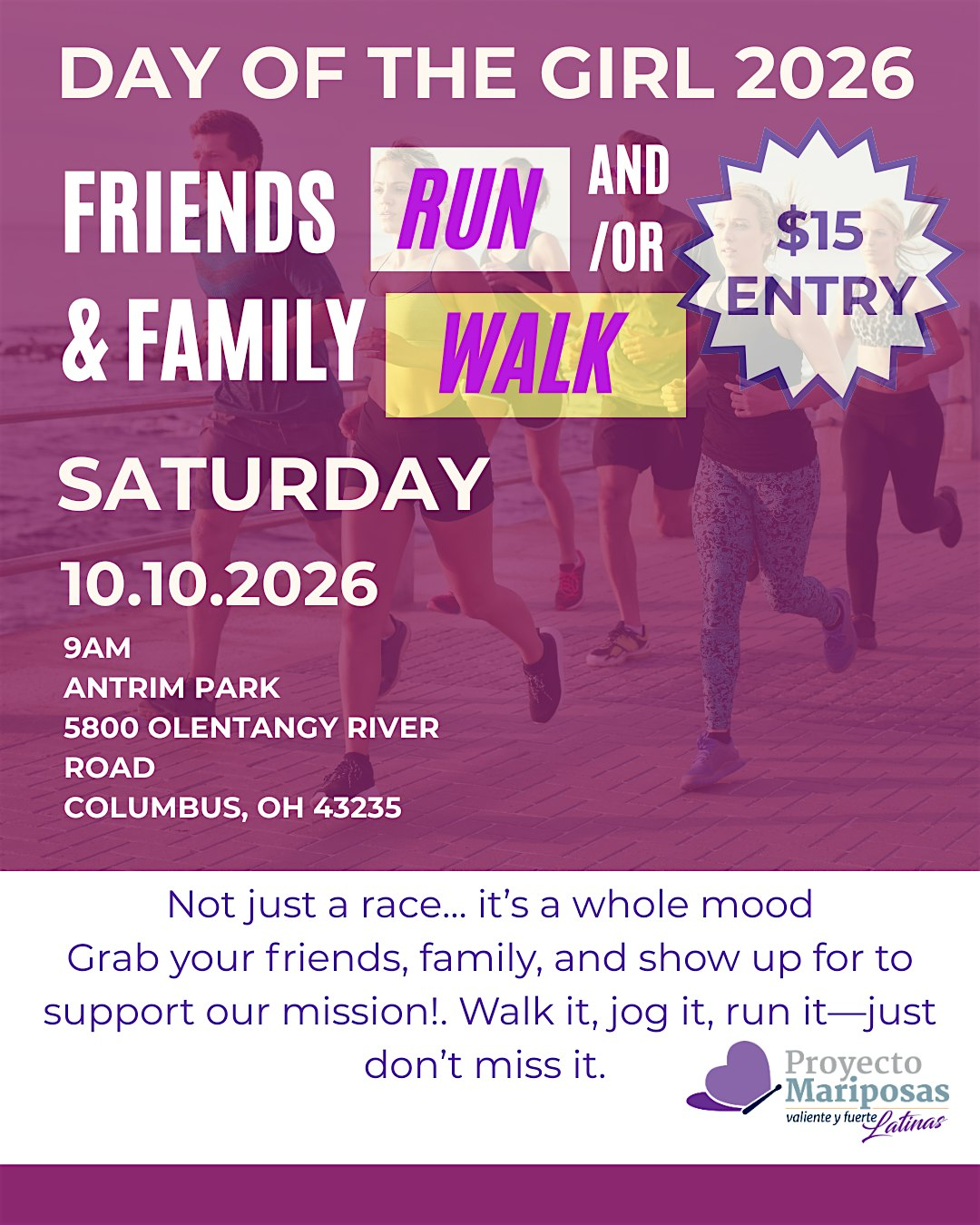 Mariposas_Day of the Girl Walk/Run | Antrim Park