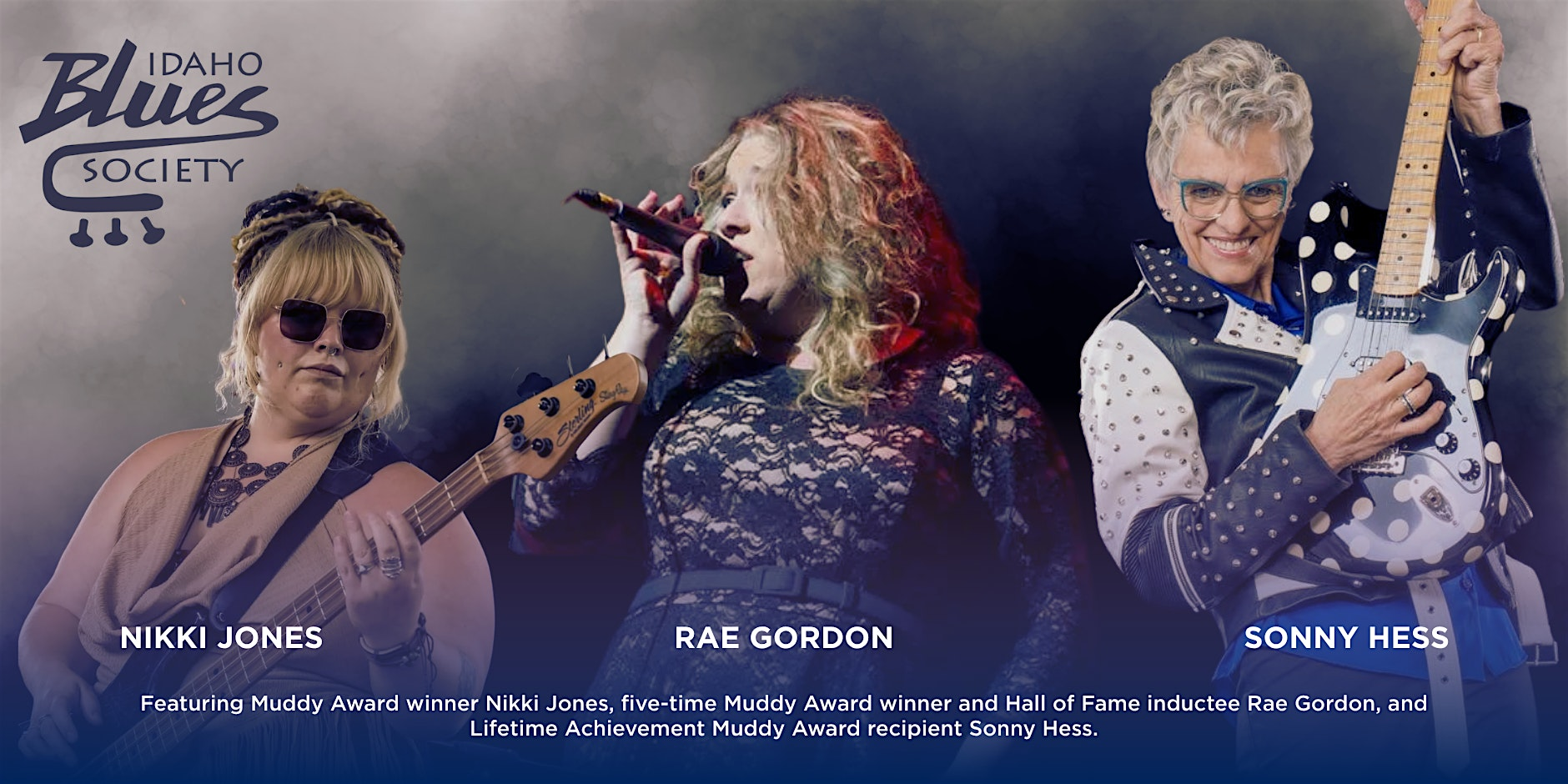 Rae Gordon, Nikki Jones & Sonny Hess: Ladies of Blues & R&B | The Sapphire Room at The Riverside Hotel