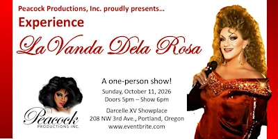 Experience LaVanda Dela Rosa | Darcelle XV, 208 Northwest 3rd Avenue, Portland, OR, USA