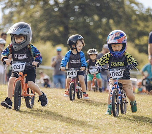 Quad Eliminator at the Cube Balance Bike World Championships | Eastnor Deer Park