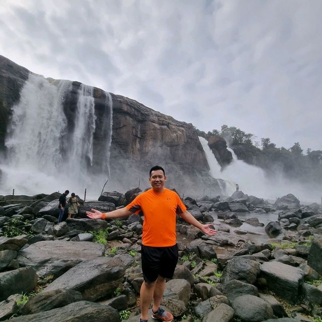 The Bottom Of Athirapilly Waterfalls