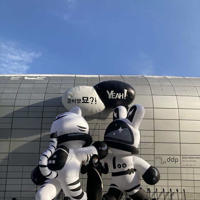 귀여운 해치가 있는 DDP🖤🤍