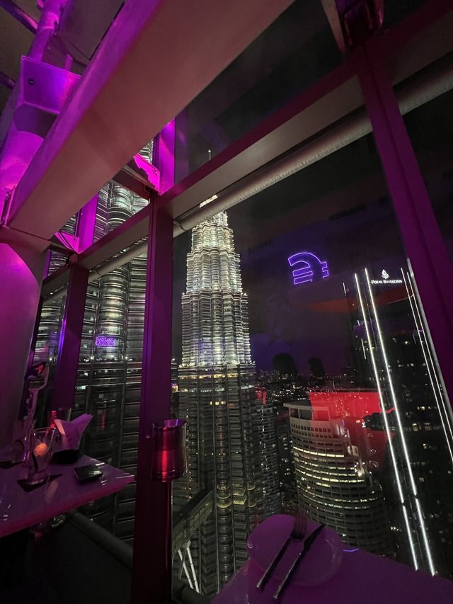 Bar with awesome KLCC view