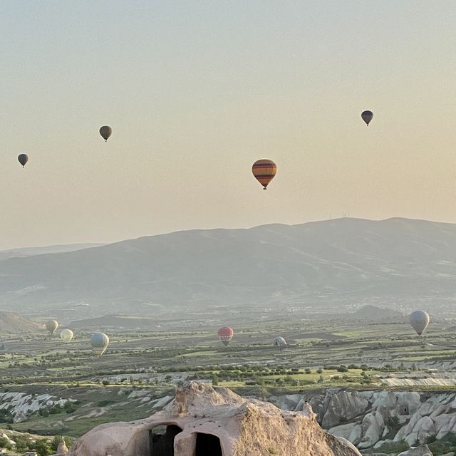 Magical hot air balloons in Cappadocia