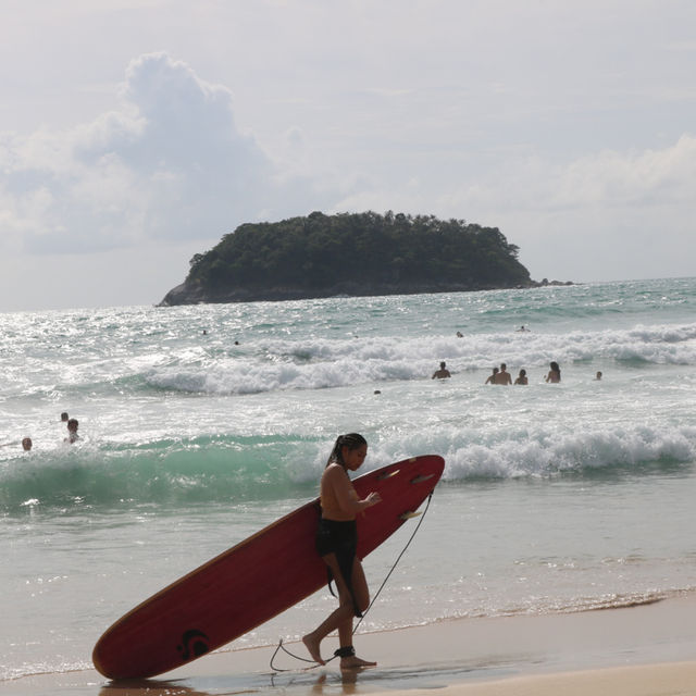 Pristine Patong Beach in Thailand