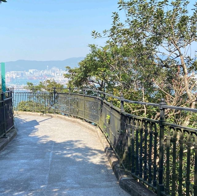 香港，太平山頂，山頂步行徑！暖冬必遊！