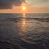 Calming sunset at Salsa Beach