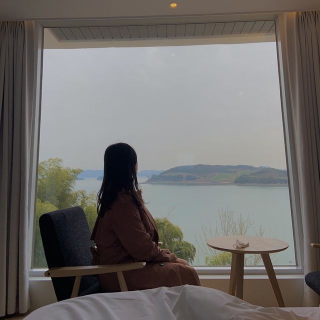 여수 풍경이 액자처럼 한눈에 보이는 여수 디아크리조트✨💙