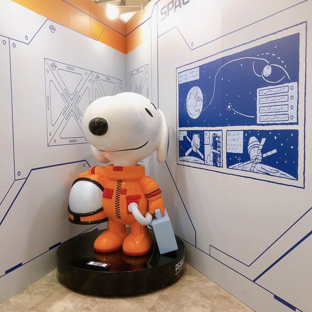 帶我去月球👩🏻‍🚀🚀💯🧡太空漫步到「史努比宇宙探險展」
