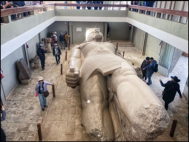 The colossal Statue of Ramesses.
