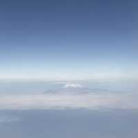 Mount Kilimanjaro from the sky
