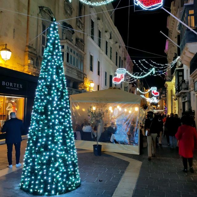 New Year's Eve in Valletta, Malta. 