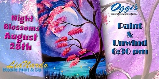 PAINT & UNWIND w/LIANARDO @ OGGI'S BREWHOUSE, Fontana CA | Oggi's Sports | Brewhouse |Pizza