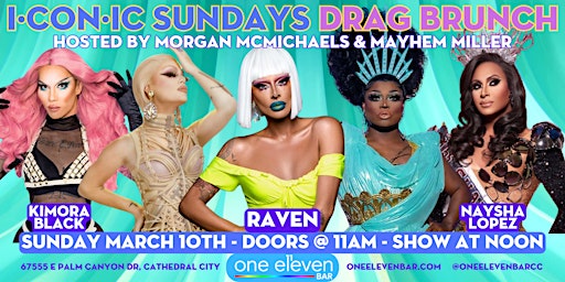 I·CON·IC Sundays Drag Brunch - March 10 | one eleven bar