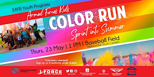 EAFB Armed Forces Color Run | Ellsworth Air Force base Youth Center
