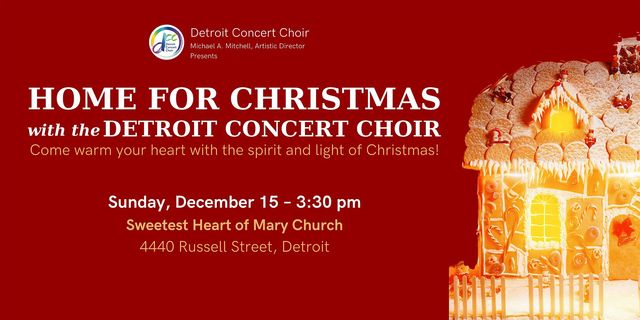 Home for Christmas with the DCC - Dec. 15 - Sweetest Heart of Mary Church | Sweetest Heart of Mary Church