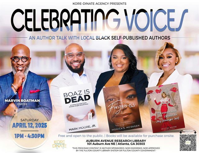 Celebrating Voices: An Author Talk with Local Black Self-Published Authors | Auburn Avenue Research Library