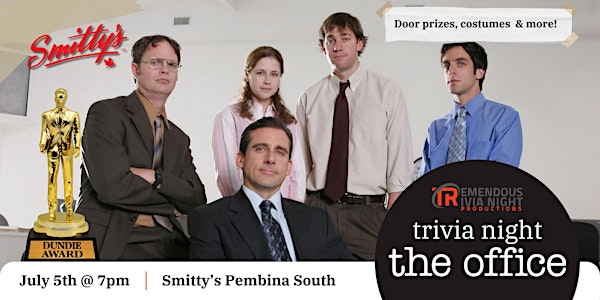 Winnipeg The Office Trivia Night at Smitty's Pembina South | Smitty's Restaurant & Lounge - Winnipeg 2835 Pembina