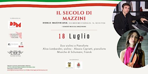 Duo Violino e Pianoforte - Il secolo di Mazzini | Domus Mazziniana