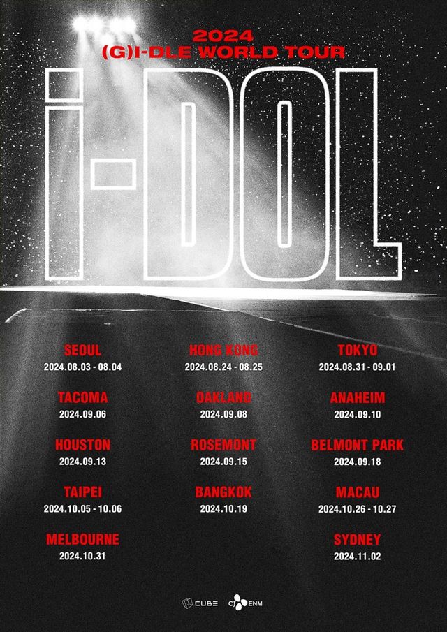 (G)I-DLE 아이들 멜버른 콘서트 2024｜(G)I-DLE WORLD TOUR 'iDOL' in Melbourne | 로드 레이버 아레나