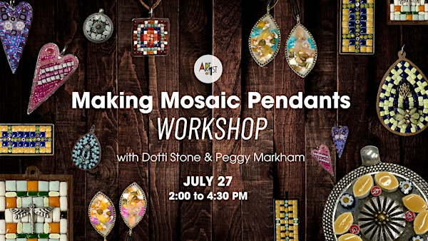 Making Mosaic Pendants | Art On 1st