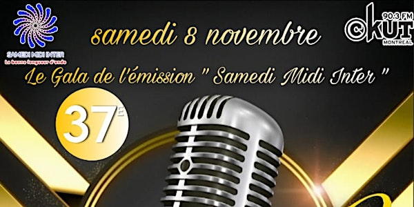 Le 37 Souper Gala L’émission De Radio Le Samedi Midi Inter Raymond Laurent | Plaza Vogue