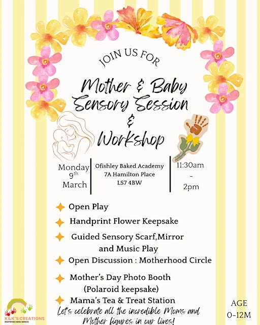 Mother & Baby Sensory Session + Workshop | Ofishley Baked Academy