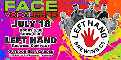 FACE Vocal band in the Left Hand Beer Garden. | Left Hand Brewing Company beer garden