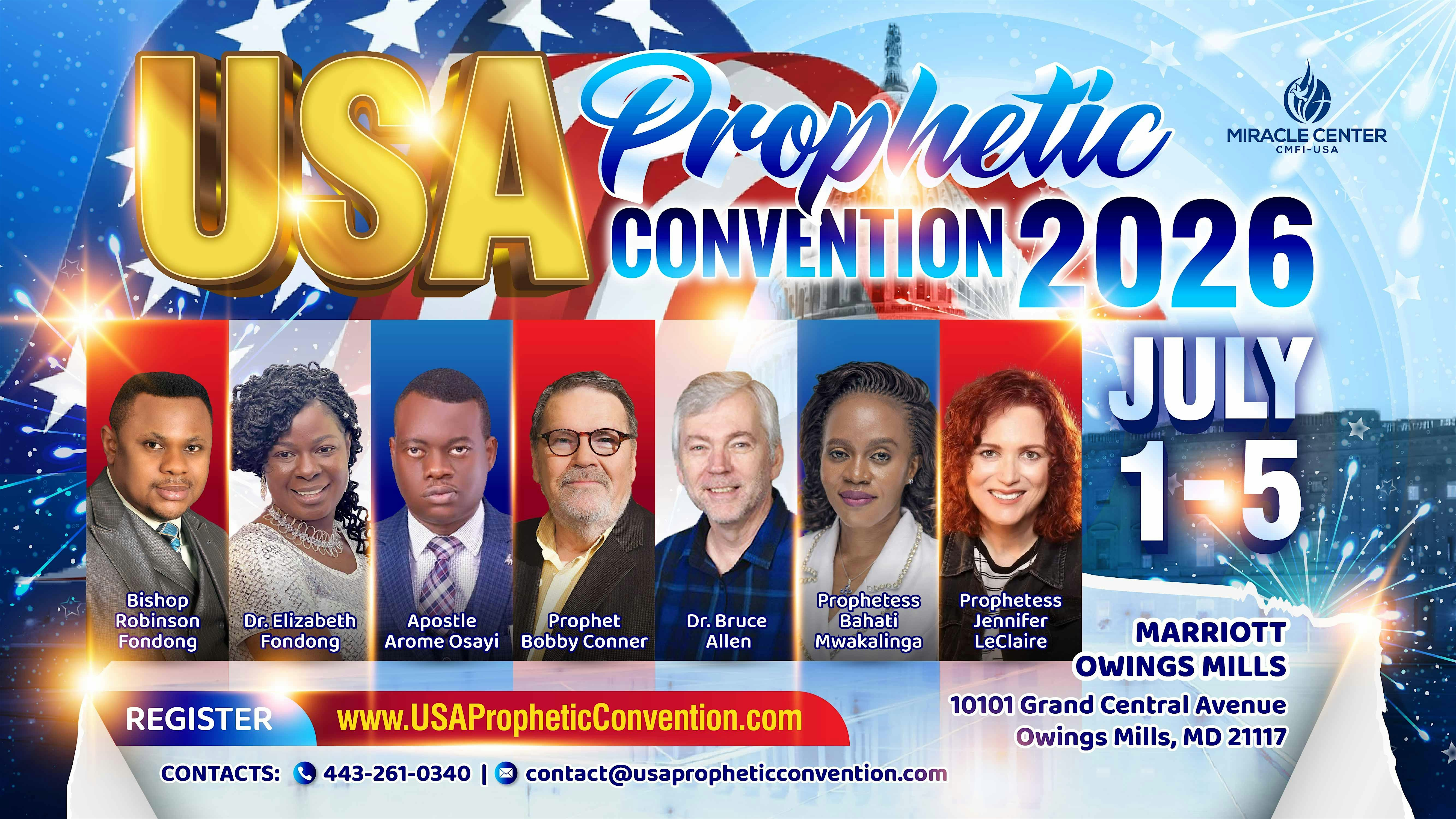USA Prophetic Convention 2026 | Marriott Owings Mills Metro Centre