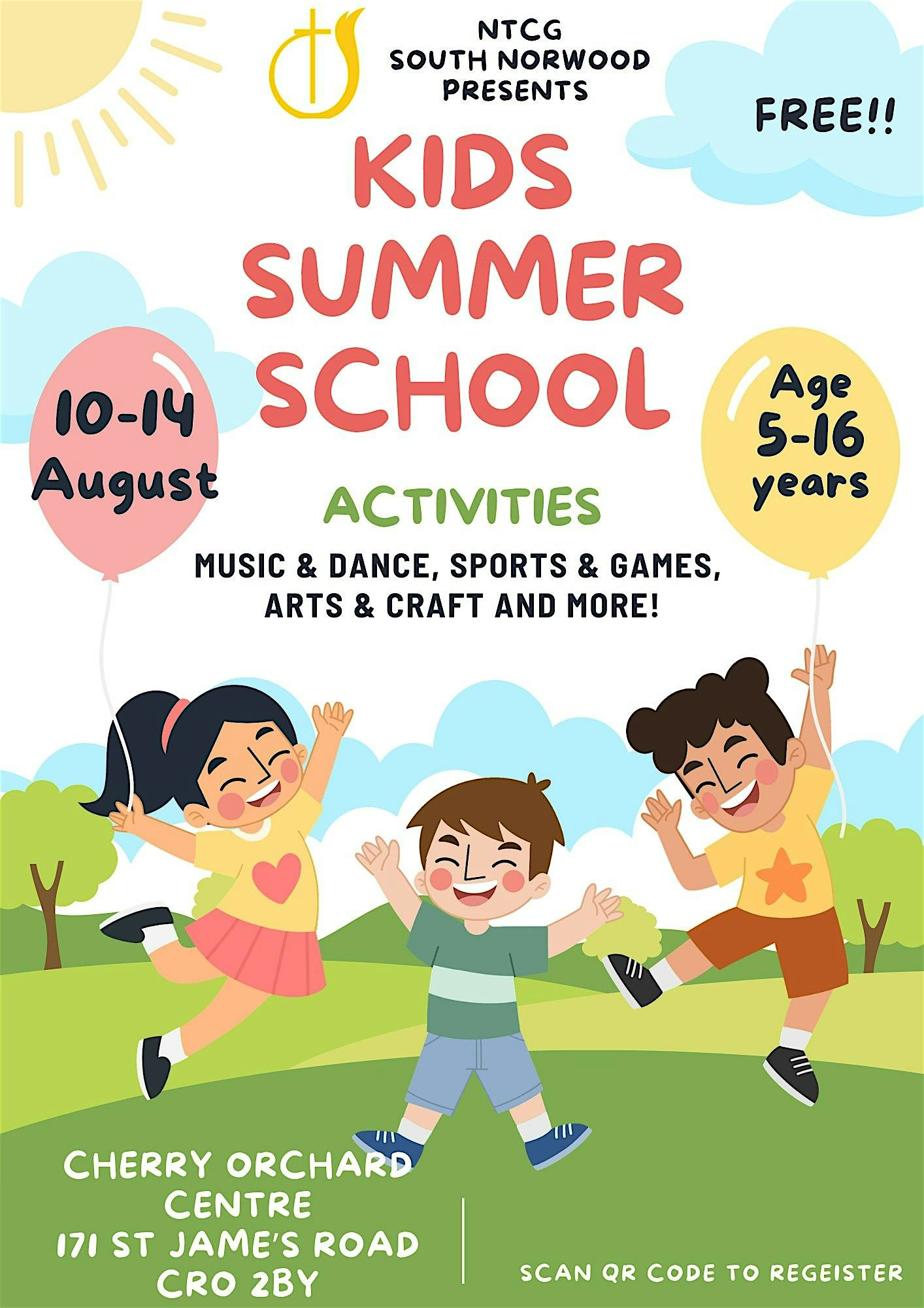NTCG South Norwood Summer School | Cherry Orchard Centre